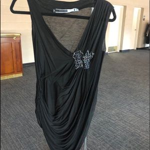 SportMax asymmetric sleeveless tunic